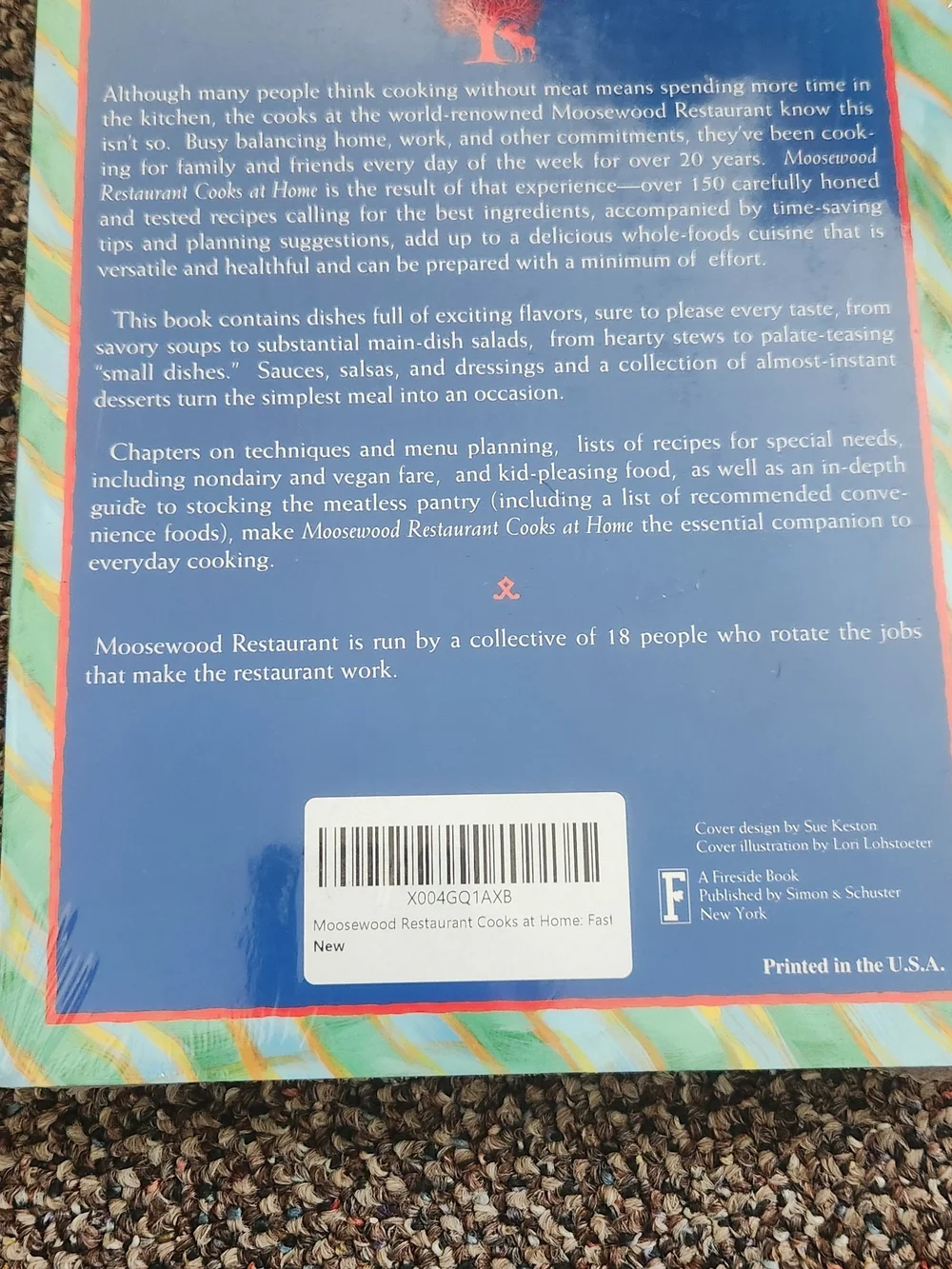 Moosewood Restaurant Cooks at Home – Green Cover Cookbook